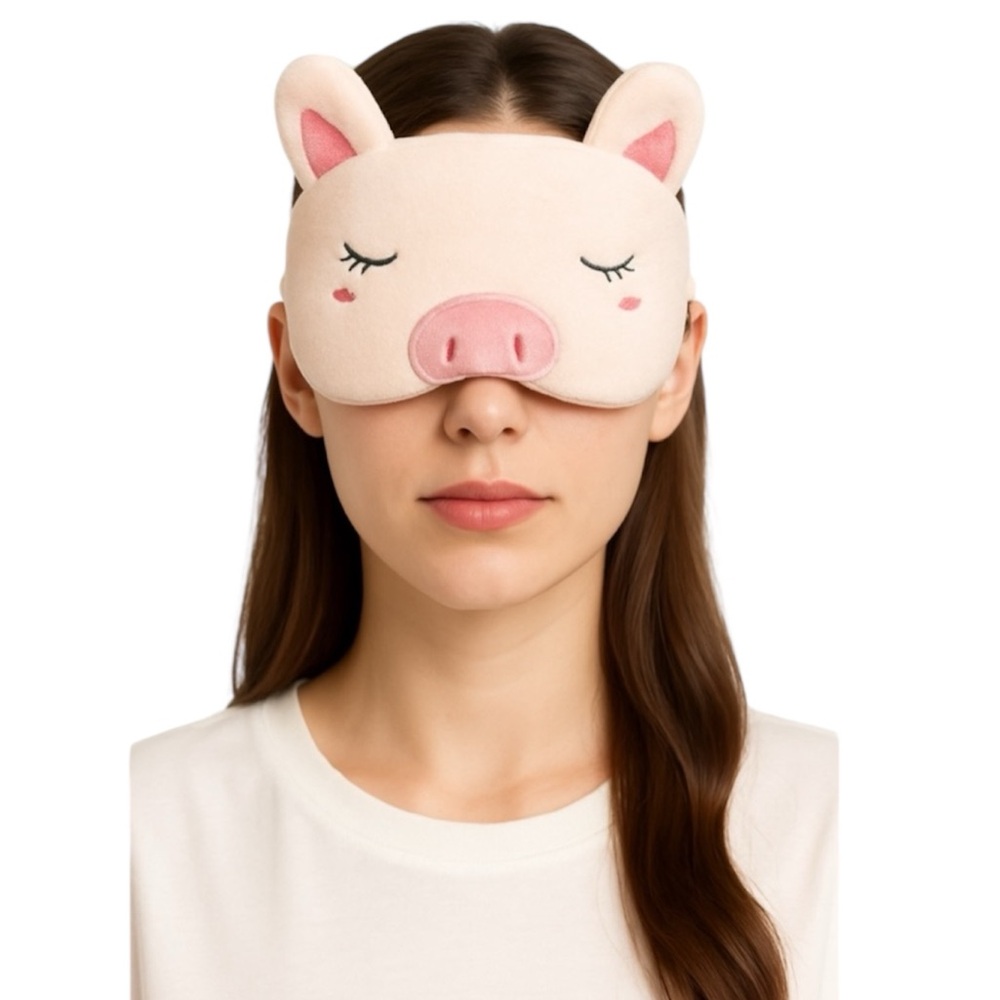 Pig Face Eye Mask for Sleeping Traveling